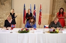 The Memoranda of Understanding for a new period of the EEA and Norway Grants were ceremoniously signed at the Anežský klášter in Prague on 4th September 2017